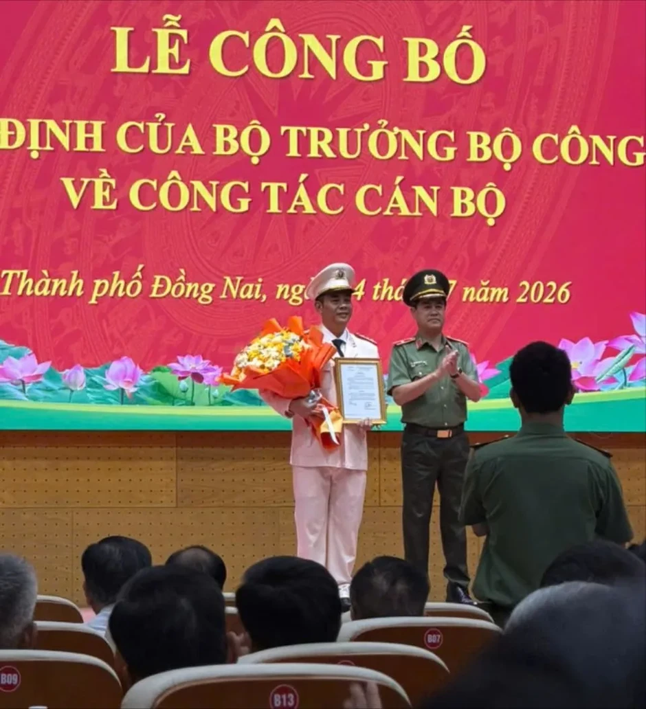 Công an TP Đồng Nai có tân Phó Giám đốc