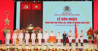 Công an TP Hải Phòng đón nhận danh hiệu Anh hùng lực lượng vũ trang nhân dân