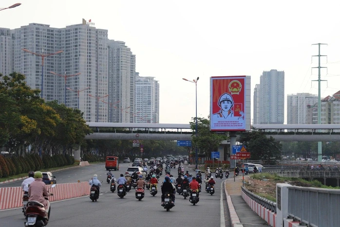 Công an TPHCM bảo đảm an toàn giao thông vào ngày bầu cử Công an TPHCM bảo đảm an toàn giao thông vào ngày bầu cử