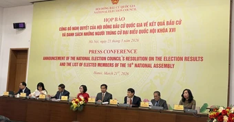 Công bố 500 người trúng cử đại biểu Quốc hội khóa 16