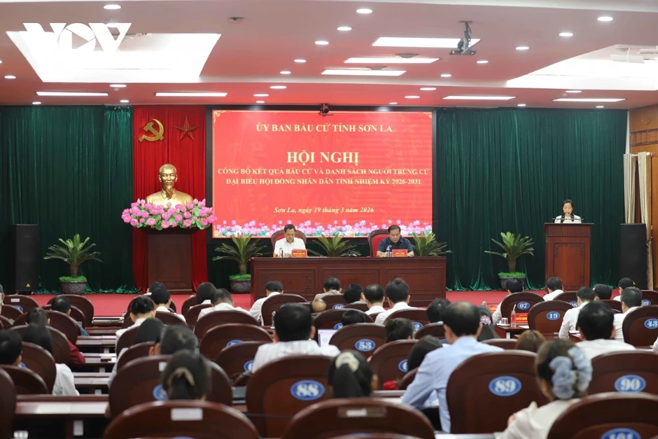 Công bố kết quả bầu cử HĐND tỉnh Sơn La Công bố kết quả bầu cử HĐND tỉnh Sơn La
