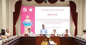 Công bố lệnh của Chủ tịch nước về pháp lệnh xử lý hành chính tại tòa án