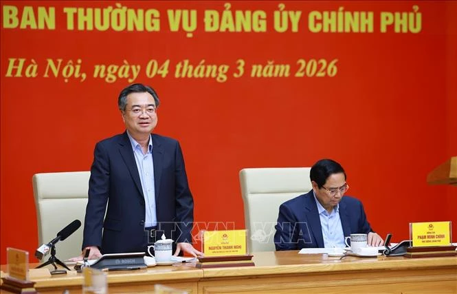 Công bố quyết định của Bộ Chính trị, Ban Bí thư kiểm tra, giám sát Đảng ủy Chính phủ