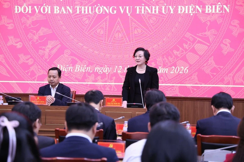 Công bố quyết định kiểm tra, giám sát của Bộ Chính trị, Ban Bí thư đối với Ban thường vụ Tỉnh ủy Điện Biên Công bố quyết định kiểm tra, giám sát của Bộ Chính trị, Ban Bí thư đối với Ban thường vụ Tỉnh ủy Điện Biên