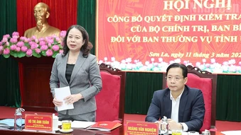 Công bố quyết định kiểm tra, giám sát của Bộ Chính trị, Ban Bí thư tại Sơn La