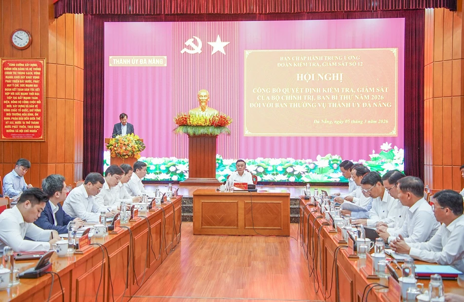 Công bố quyết định kiểm tra, giám sát đối với Ban Thường vụ Thành ủy Đà Nẵng Công bố quyết định kiểm tra, giám sát đối với Ban Thường vụ Thành ủy Đà Nẵng