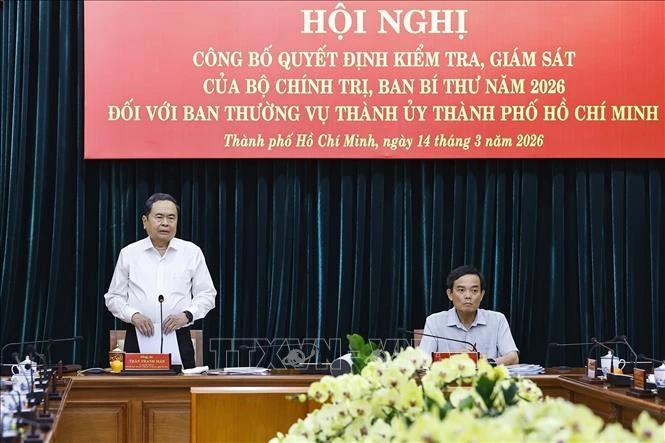 Công bố quyết định kiểm tra, giám sát đối với Ban thường vụ Thành ủy TPHCM Công bố quyết định kiểm tra, giám sát đối với Ban thường vụ Thành ủy TPHCM