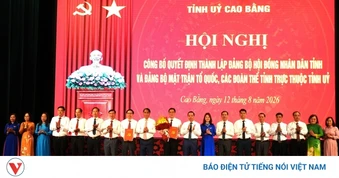 Công bố quyết định thành lập Đảng bộ HĐND tỉnh Cao Bằng