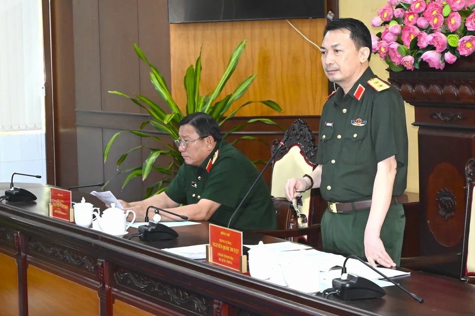 Công bố quyết định thanh tra của Bộ Quốc phòng tại An Giang Công bố quyết định thanh tra của Bộ Quốc phòng tại An Giang