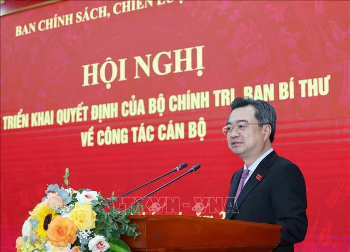 Công bố quyết định về nhân sự của Bộ Chính trị, Ban Bí thư tại Ban Chính sách, chiến lược Trung ương