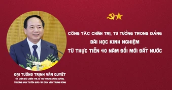 Công tác chính trị, tư tưởng trong đảng - Bài học kinh nghiệm từ thực tiễn 40 năm đổi mới đất nước