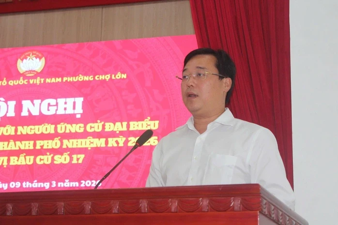 Cử tri phường Chợ Lớn mong đảm bảo an sinh, xây dựng thành phố không ma túy Cử tri phường Chợ Lớn mong đảm bảo an sinh, xây dựng thành phố không ma túy