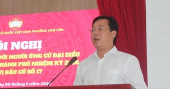 Cử tri phường Chợ Lớn mong đảm bảo an sinh, xây dựng thành phố không ma túy