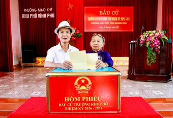 Cử tri Quảng Ninh đi bầu 624 trưởng thôn, bản, khu phố