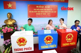 Cử tri tin tưởng vào các đại biểu vì nước, vì dân