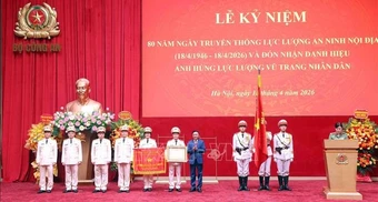 Cục An ninh nội địa đón nhận danh hiệu Anh hùng lực lượng vũ trang nhân dân