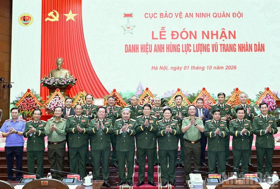 Cục Bảo vệ an ninh Quân đội đón nhận danh hiệu Anh hùng Lực lượng vũ trang nhân dân lần hai