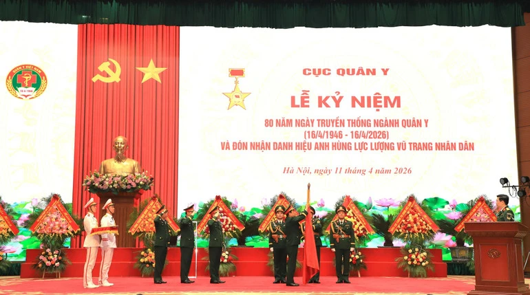 Cục Quân y kỷ niệm 80 năm Ngày truyền thống và đón nhận Danh hiệu Anh hùng Lực lượng vũ trang nhân dân