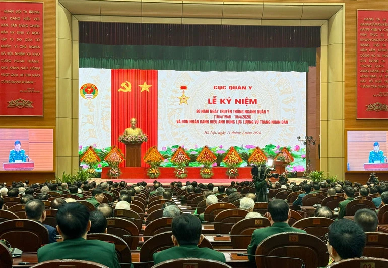 Cục Quân y kỷ niệm 80 năm Ngày truyền thống và đón nhận Danh hiệu Anh hùng Lực lượng vũ trang nhân dân