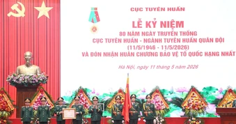 Cục Tuyên huấn kỷ niệm 80 năm Ngày truyền thống và đón nhận Huân chương Bảo vệ Tổ quốc hạng Nhất