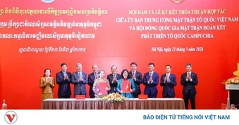 Củng cố hợp tác Mặt trận, vun đắp quan hệ Việt Nam - Campuchia