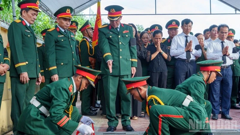Đà Nẵng tổ chức Lễ truy điệu và an táng 5 hài cốt liệt sĩ được tìm kiếm, quy tập tại khu vực Hang Đá Sập