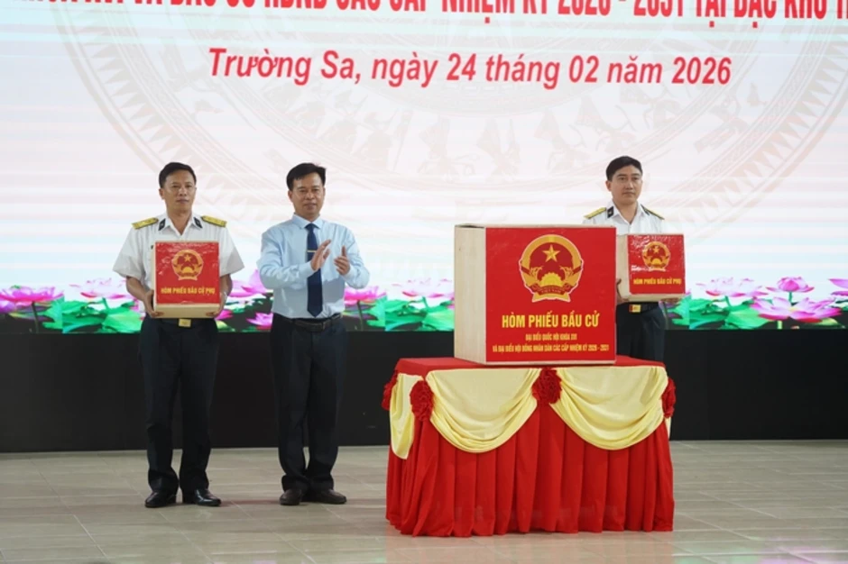 Đặc khu Trường Sa có 21 khu vực bỏ phiếu bầu cử Đặc khu Trường Sa có 21 khu vực bỏ phiếu bầu cử