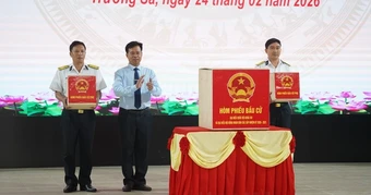 Đặc khu Trường Sa có 21 khu vực bỏ phiếu bầu cử