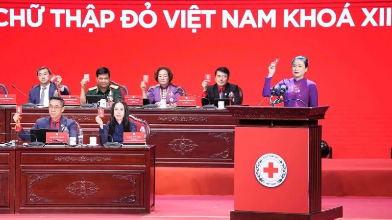 Đại hội đại biểu toàn quốc Hội Chữ thập đỏ Việt Nam lần thứ XII bước vào phiên làm việc thứ nhất Đại hội đại biểu toàn quốc Hội Chữ thập đỏ Việt Nam lần thứ XII bước vào phiên làm việc thứ nhất
