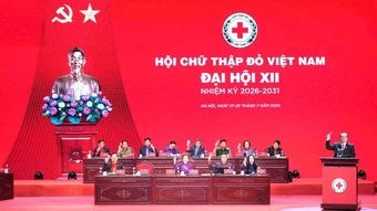 Đại hội đại biểu toàn quốc Hội Chữ thập đỏ Việt Nam lần thứ XII bước vào phiên làm việc thứ nhất