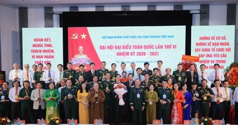 Đại hội đại biểu toàn quốc Hội Nạn nhân chất độc da cam/dioxin Việt Nam lần thứ VI, nhiệm kỳ 2026-2031