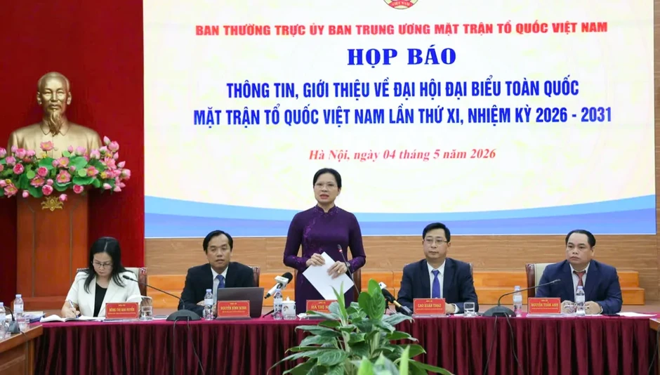 Đại hội đại biểu toàn quốc Mặt trận Tổ quốc Việt Nam lần thứ XI diễn ra từ 11-13/5 Đại hội đại biểu toàn quốc Mặt trận Tổ quốc Việt Nam lần thứ XI diễn ra từ 11-13/5