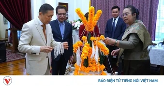 Đại sứ quán Việt Nam tại Nga chúc Tết Lào, thắt chặt tình hữu nghị truyền thống