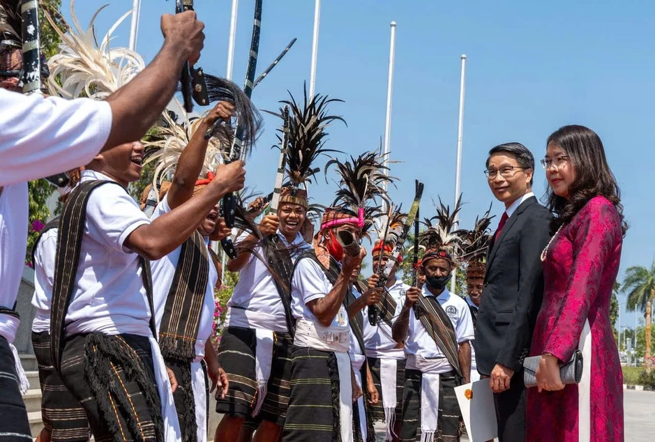 Đại sứ Việt Nam trình Quốc thư lên Tổng thống Timor-Leste Đại sứ Việt Nam trình Quốc thư lên Tổng thống Timor-Leste