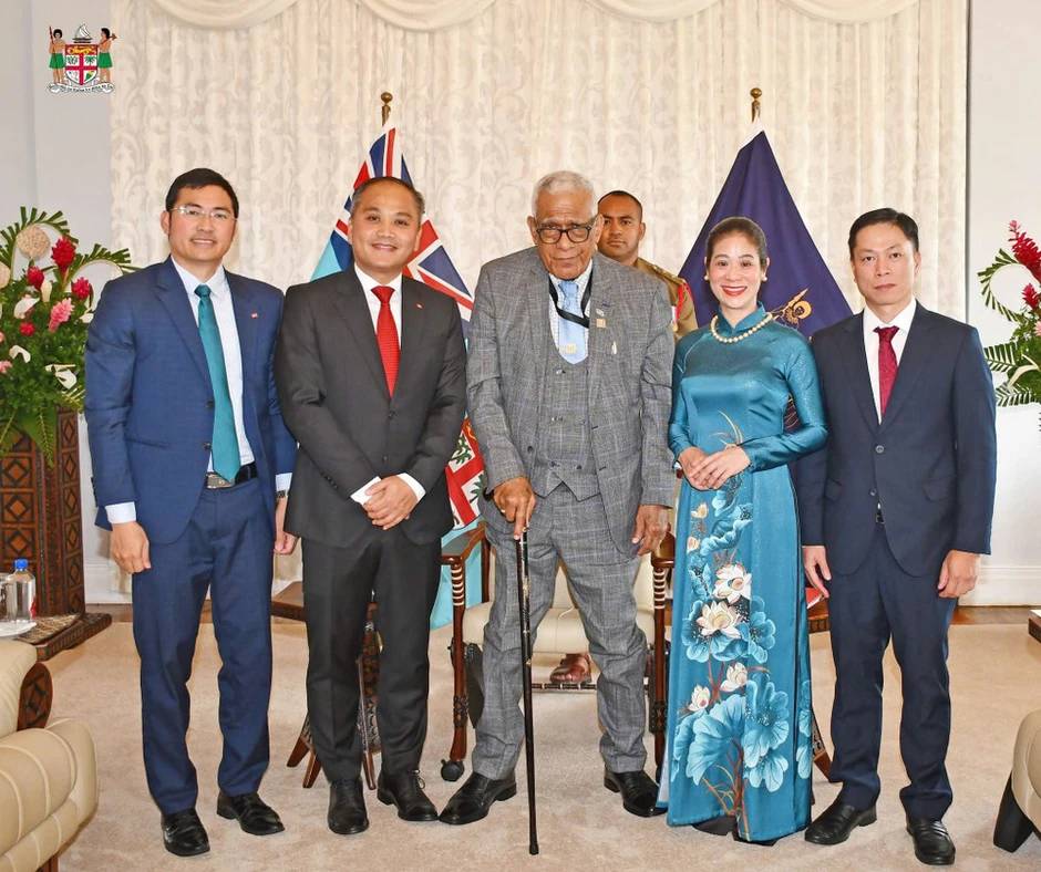 Đại sứ Việt Nam trình Thư Ủy nhiệm lên Tổng thống Cộng hòa Fiji