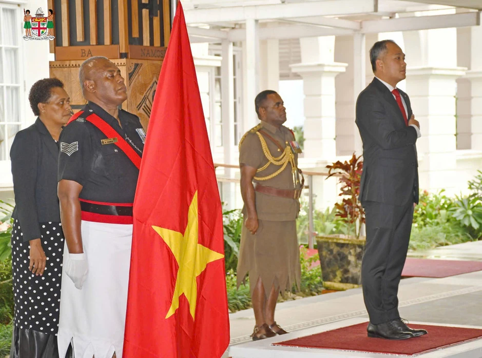Đại sứ Việt Nam trình Thư Ủy nhiệm lên Tổng thống Cộng hòa Fiji