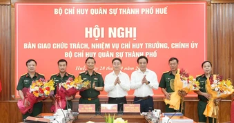Đại tá Đoàn Sinh Hòa giữ chức Chỉ huy trưởng Bộ Chỉ huy Quân sự TP Huế