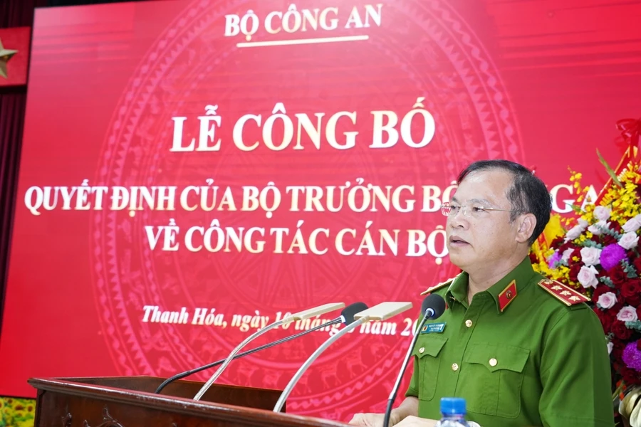 Đại tá Hoàng Quốc Việt giữ chức Giám đốc Công an tỉnh Thanh Hóa Đại tá Hoàng Quốc Việt giữ chức Giám đốc Công an tỉnh Thanh Hóa