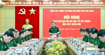 Đại tướng Nguyễn Trọng Nghĩa chủ trì Hội nghị giao ban Tổng cục Chính trị tháng 7