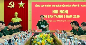 Đại tướng Nguyễn Trọng Nghĩa chủ trì Hội nghị giao ban Tổng cục Chính trị tháng 9