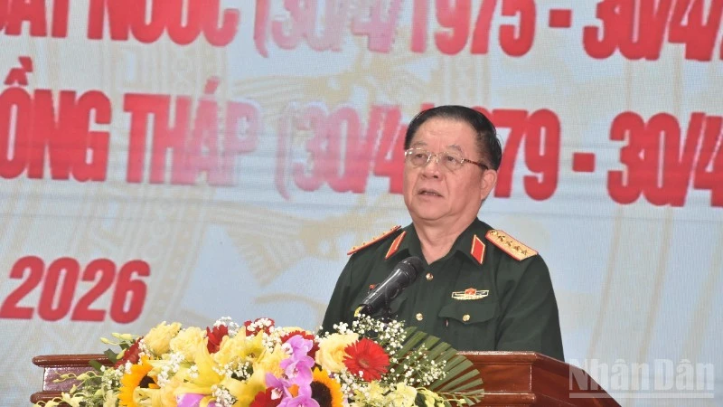 Đại tướng Nguyễn Trọng Nghĩa dự họp mặt tại Đồng Tháp Đại tướng Nguyễn Trọng Nghĩa dự họp mặt tại Đồng Tháp