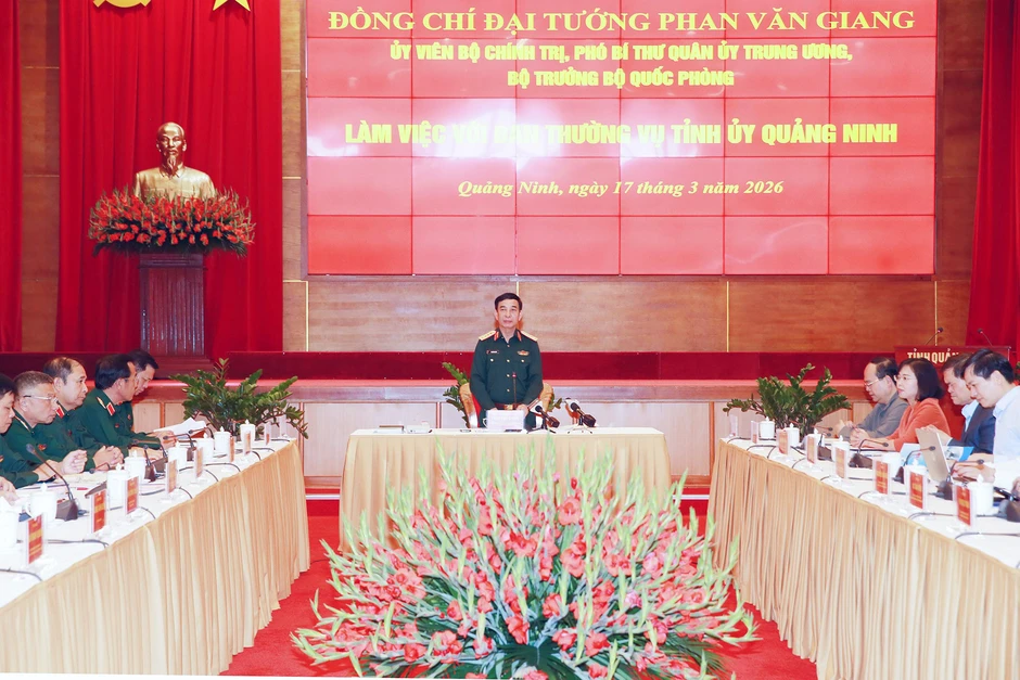 Đại tướng Phan Văn Giang: Bảo đảm vững chắc quốc phòng, giữ vững biên giới, biển đảo Đại tướng Phan Văn Giang: Bảo đảm vững chắc quốc phòng, giữ vững biên giới, biển đảo