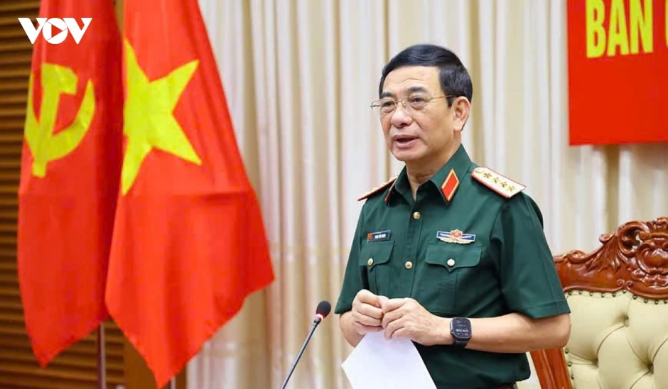 Đại tướng Phan Văn Giang chủ trì bàn giao nhiệm vụ Tư lệnh Quân khu 1 Đại tướng Phan Văn Giang chủ trì bàn giao nhiệm vụ Tư lệnh Quân khu 1