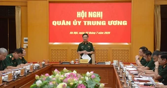 Đại tướng Phan Văn Giang chủ trì Hội nghị Quân ủy Trung ương