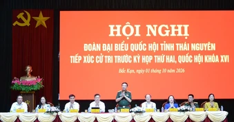 Đại tướng Phan Văn Giang, Phó Thủ tướng Chính phủ, Bộ trưởng Quốc phòng tiếp xúc cử tri Thái Nguyên