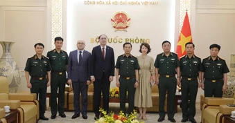 Đại tướng Phan Văn Giang tiếp Đại sứ Armenia tại Việt Nam