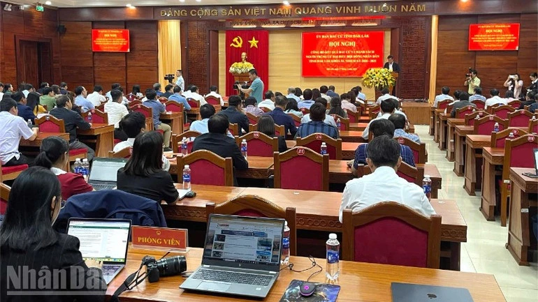 Đắk Lắk công bố kết quả và danh sách người trúng cử đại biểu Hội đồng nhân dân tỉnh nhiệm kỳ 2026-2031 Đắk Lắk công bố kết quả và danh sách người trúng cử đại biểu Hội đồng nhân dân tỉnh nhiệm kỳ 2026-2031