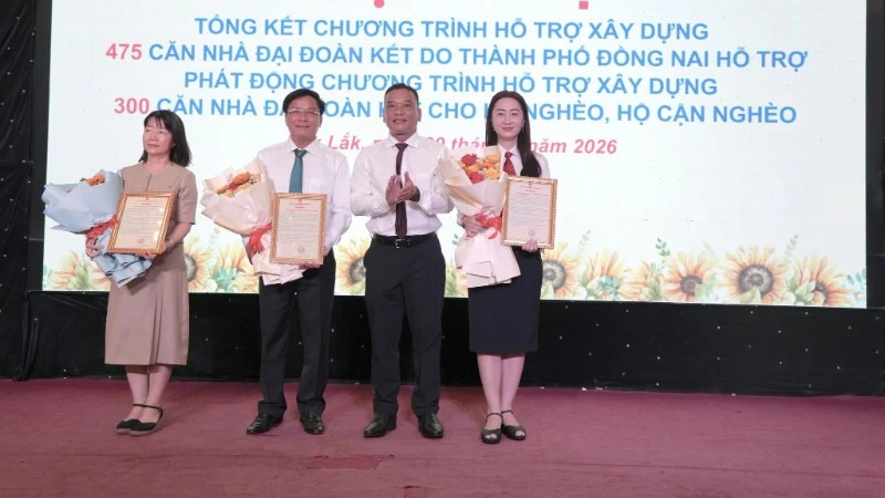 Đắk Lắk phát động chương trình hỗ trợ xây dựng 300 căn nhà Đại đoàn kết cho hộ nghèo do Tổng Bí thư, Chủ tịch nước Tô Lâm trao tặng
