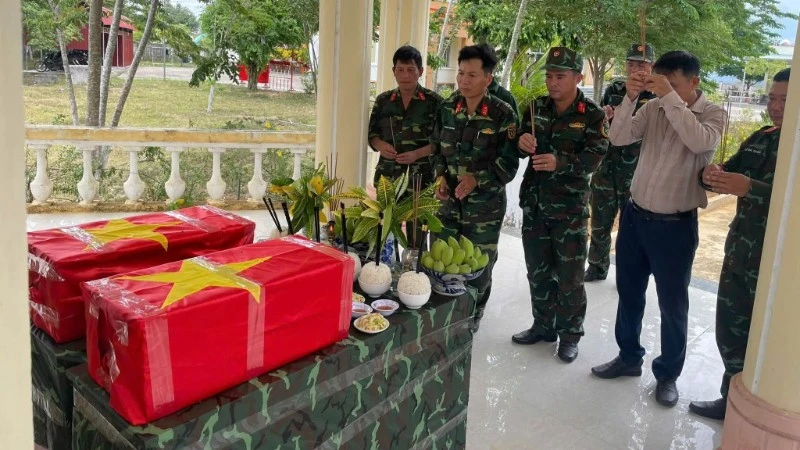 Đắk Lắk: Quy tập được 2 hài cốt liệt sĩ tại xã Tuy An Tây Đắk Lắk: Quy tập được 2 hài cốt liệt sĩ tại xã Tuy An Tây