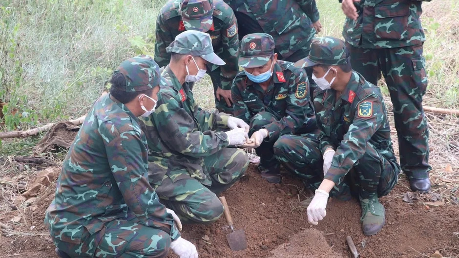 Đắk Lắk quy tập thêm 1 hài cốt liệt sĩ tại xã Sơn Thành Đắk Lắk quy tập thêm 1 hài cốt liệt sĩ tại xã Sơn Thành